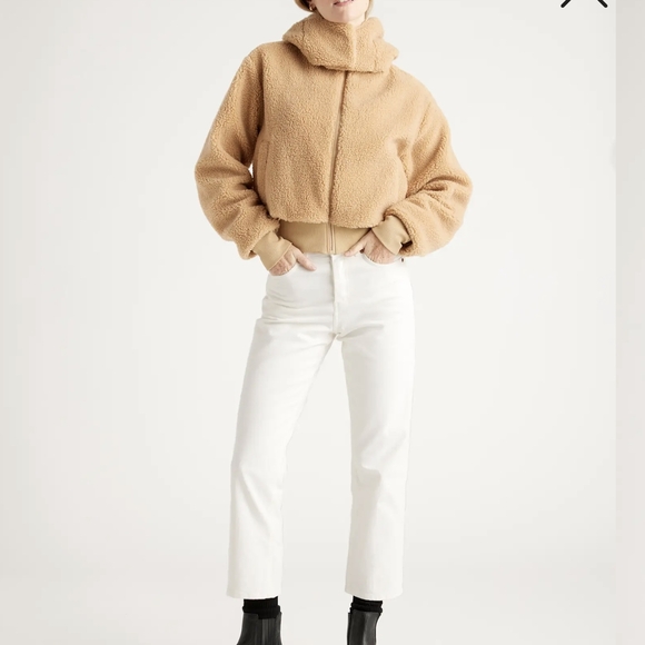 Quince Hooded Sherpa Jacket - Picture 3 of 8